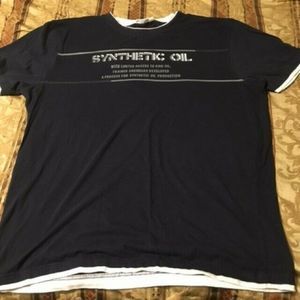 Men's Reward Collection Shirt--Synthetic Oil--Dark Blue--Size XXL